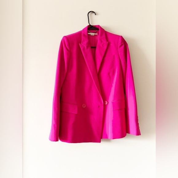Stella McCartney Jackets & Blazers - Stella Mccartney's hot dahlia pink blazer is elegant chic